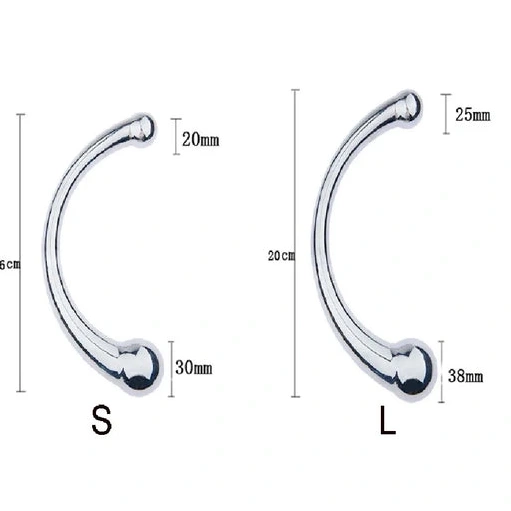 Double Steel Stainless Elegant 5858 Ended Hook Anal 0215
